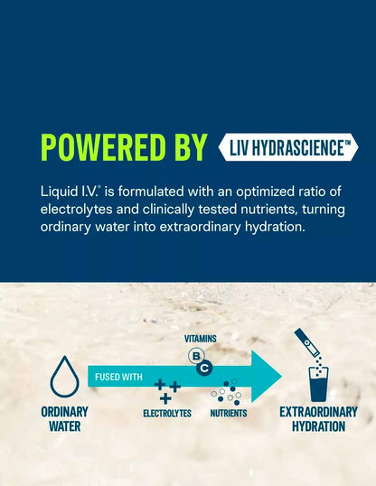 Liquid I.V. Suplementos de electrolitos en polvo sabor limonada de fresa , 10 unidades