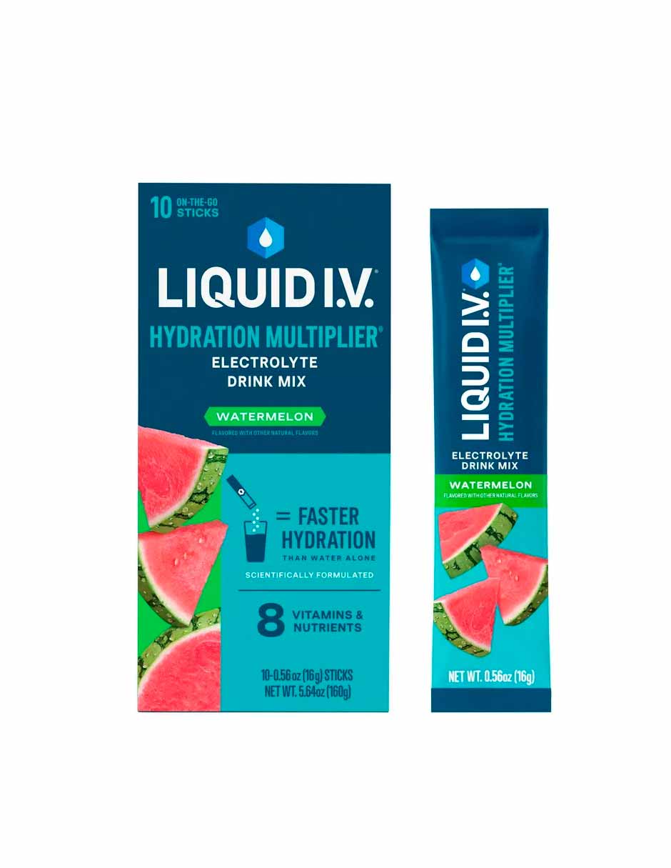 Liquid I.V. Suplementos de electrolitos en polvo 10 unidades (variedad)