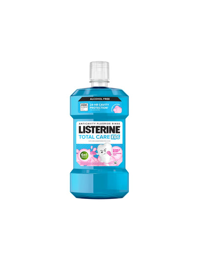 Enjuague bucal infantil sin alcohol anticaries Listerine Bubble Blast 500ml