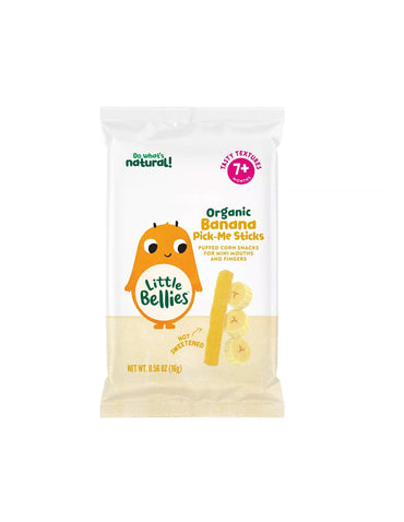 Snacks Orgánicos en palitos Little Bellies para bebés a partir de 7 meses 16gr