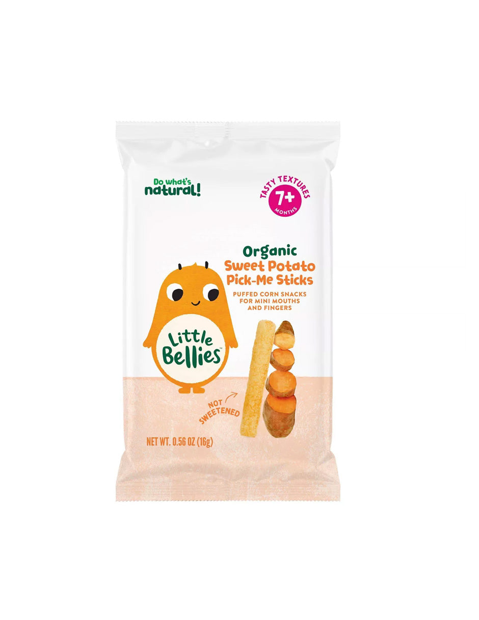 Snacks Orgánicos en palitos Little Bellies para bebés a partir de 7 meses 16gr