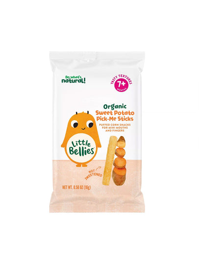 Snacks Orgánicos en palitos Little Bellies para bebés a partir de 7 meses 16gr