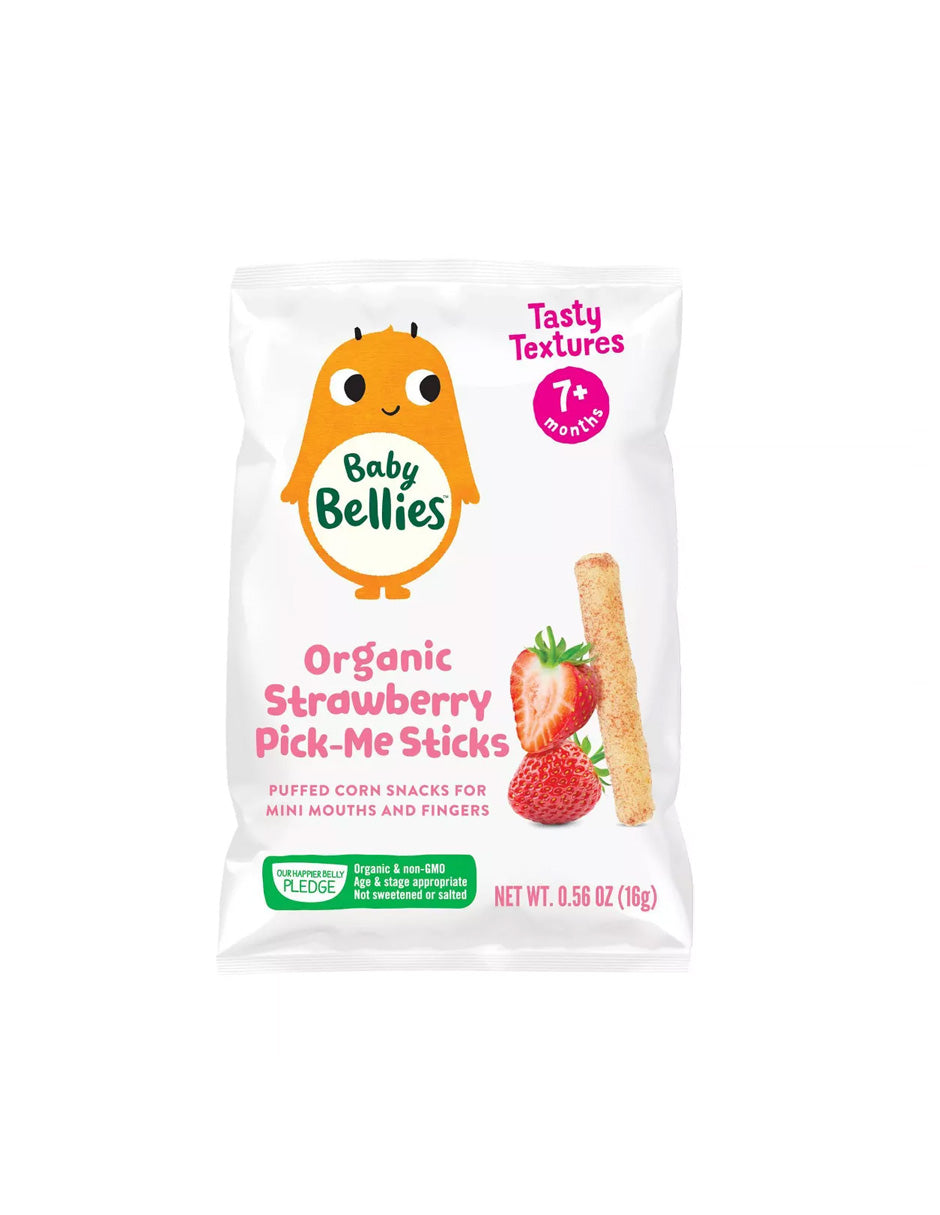 Snacks Orgánicos en palitos Little Bellies para bebés a partir de 7 meses 16gr