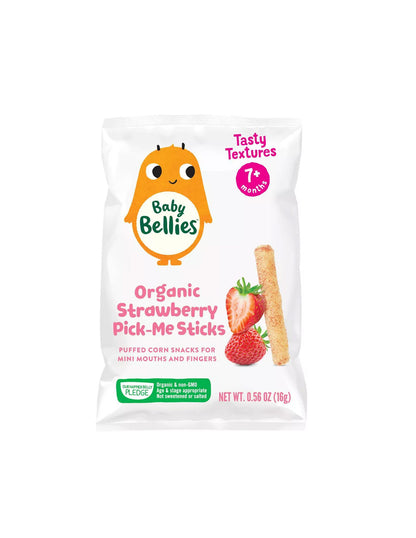 Snacks Orgánicos en palitos Little Bellies para bebés a partir de 7 meses 16gr