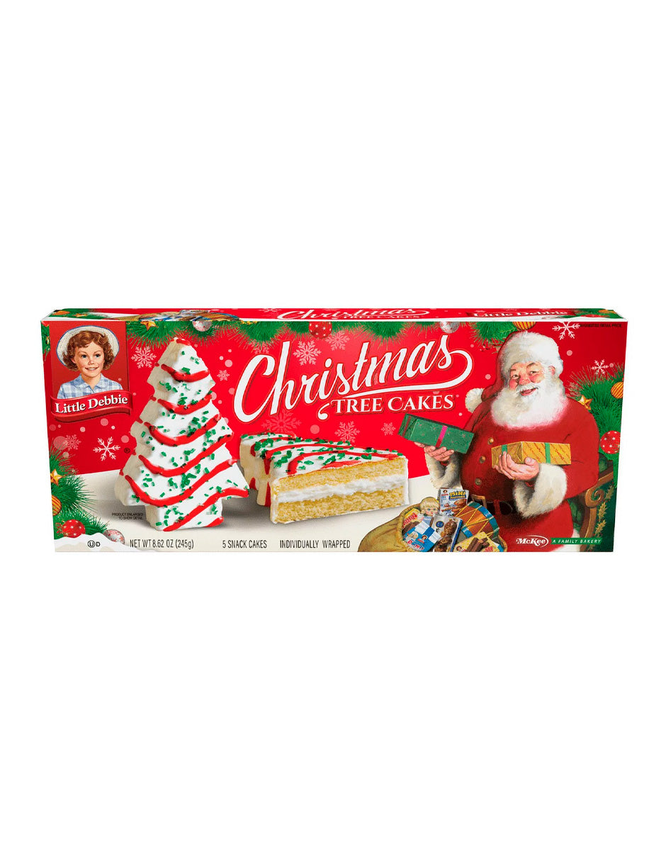 Little debbie Christmas Trees panecitos de chocolate blanco 245gr