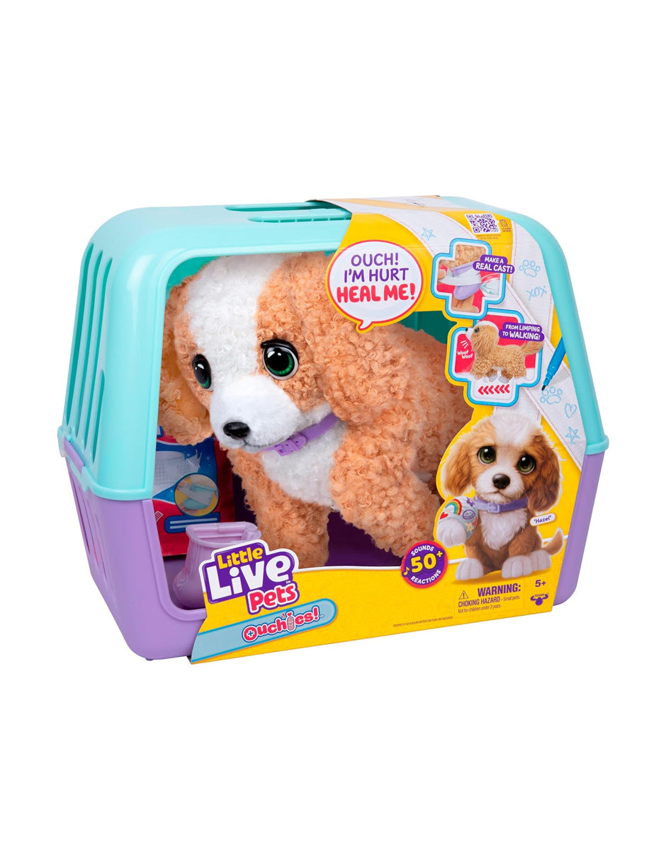 Cachorro Interactivo con Transportador y Juego de Veterinario