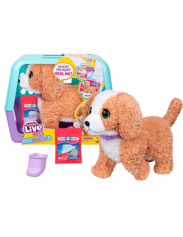 Cachorro Interactivo con Transportador y Juego de Veterinario