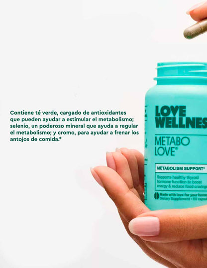 Love Wellness Metabolove para más energía y menos antojos 60 cápsulas