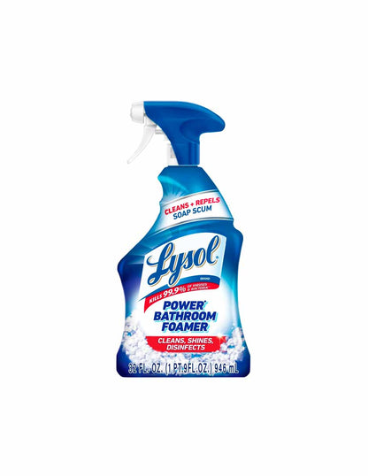 Lysol Power Spray limpiador de espuma para baños 946ml