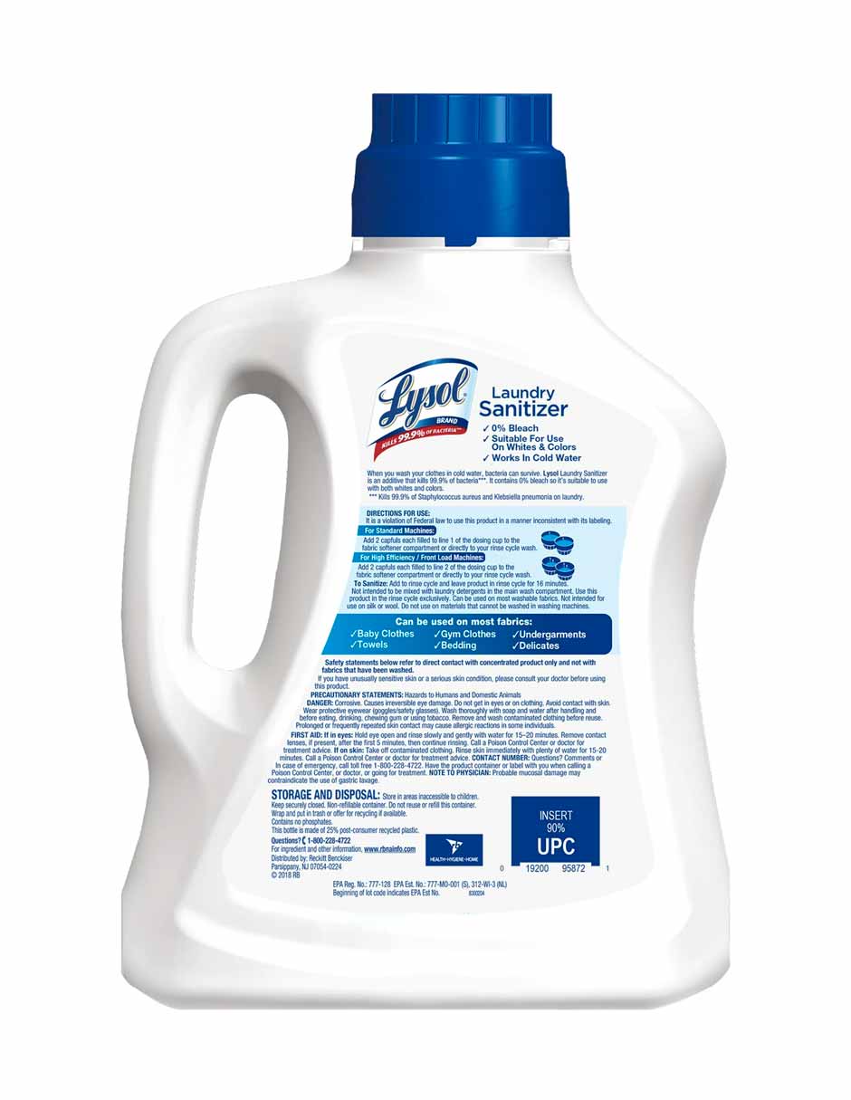 Lysol Desinfectante para ropa 2.6L