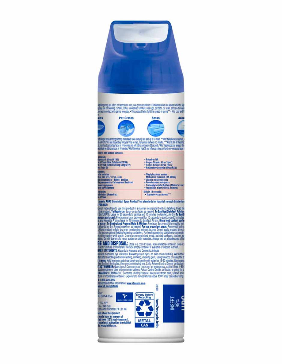 Spray Desinfectante Lysol Pet Solutions 425g - Justo Súper a Domicilio