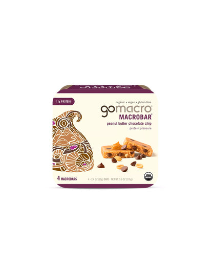 GoMacro Barras nutritivas orgánicas 4 pack