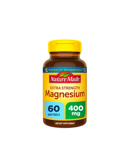 Nature Made Extra Strength Magnesium Oxide 400mg, 60 cápsulas