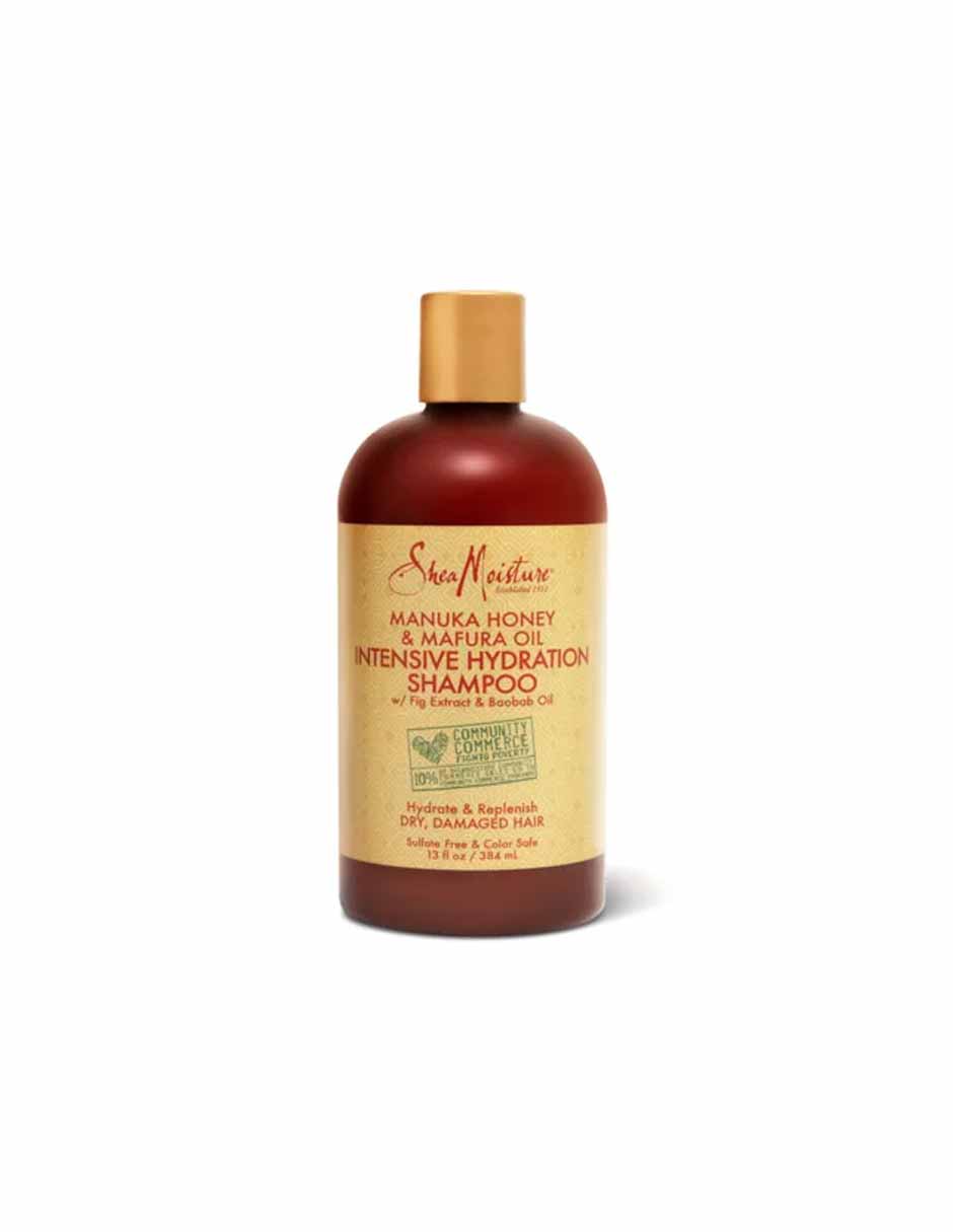 Shampoo diario hidratante SheaMoisture Manuka Honey & Mafura Oil, sin perfume 384ml