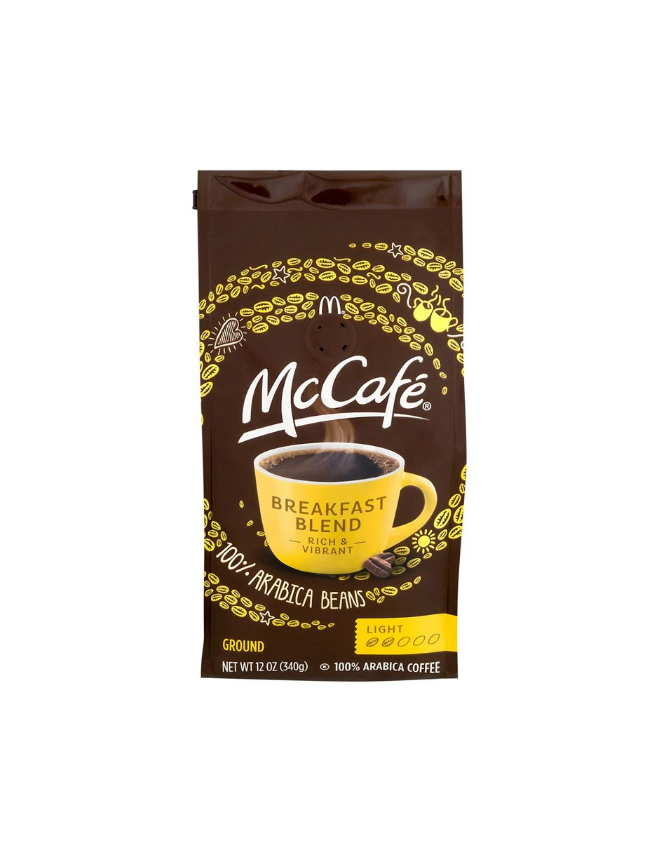 McCafe Café molido Light Roast Breakfast Blend 340gr