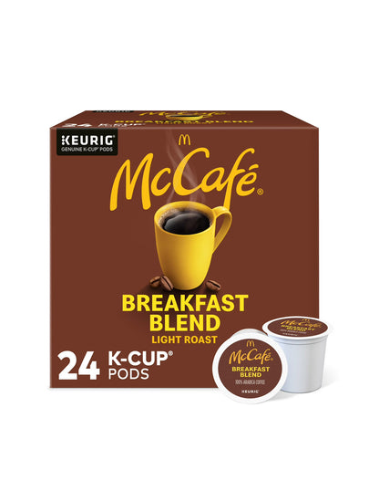 McCafe Breakfast Blend Coffee Cápsulas keurig 24 Pods