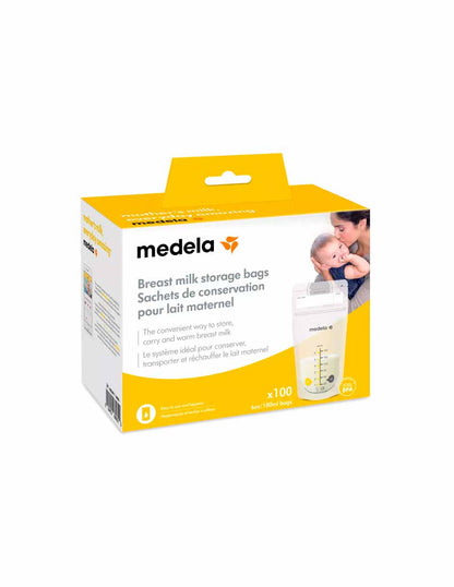 Medela Bolsas de almacenamiento de leche materna, 100 unidades