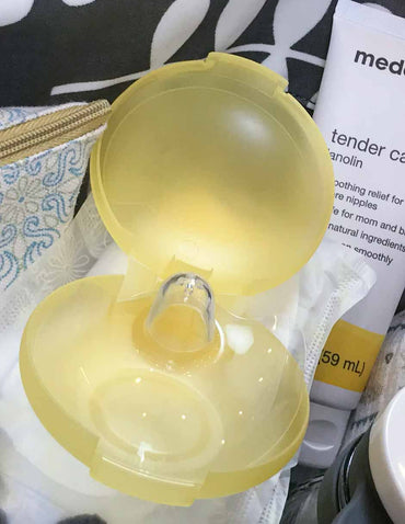 Medela contacto pezoneras  24mm con estuche