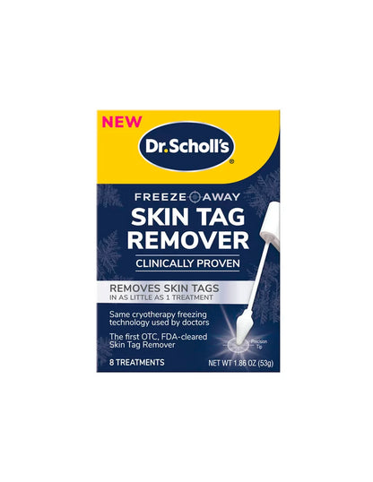 Dr. Scholl's Freeze Away Skin Tag Remover, 8 unidades: elimina las marcas en la piel en tan solo 1 tratamiento