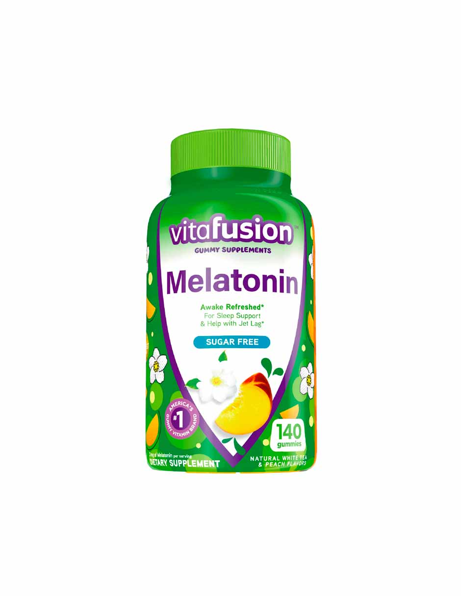 Vitafusion Gomitas melatonina 3mg sin azúcar 140 unidades