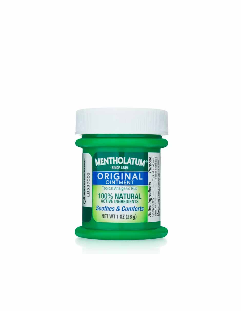 Pomada analgésica tópica Mentholatum 28gr