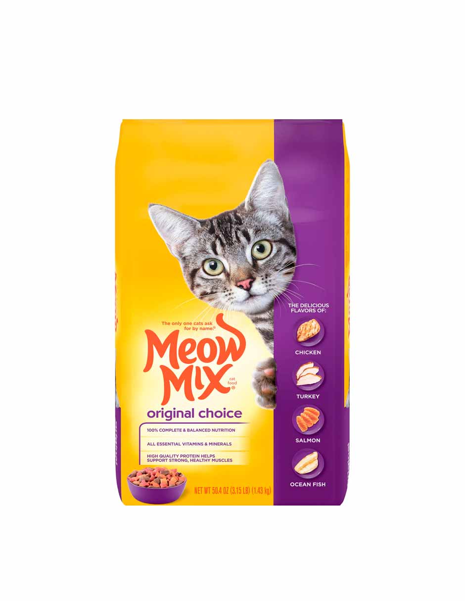 Meow Mix Kitten Li'l Nibbles Comida seca para gatos 1.43kg