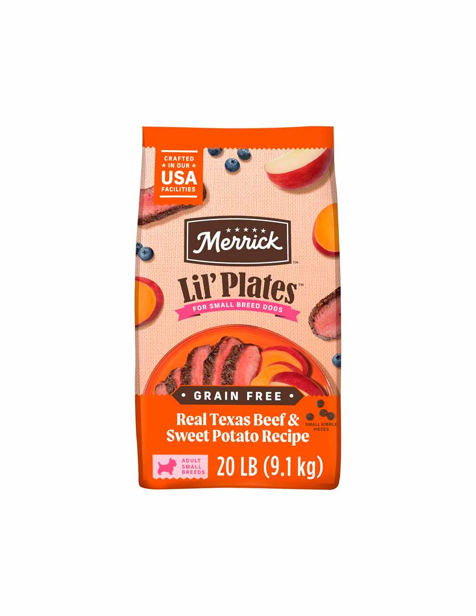 Merrick Lil Plates Alimento seco para perros razas pequeñas con carne de res (variedad)