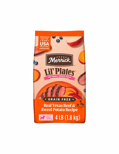 Merrick Lil Plates Alimento seco para perros razas pequeñas con carne de res (variedad)