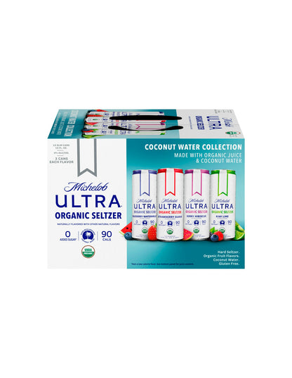 Michelob ULTRA Organic Hard Seltzer, 12 unidades