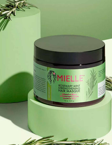 Mielle Organics Mascarilla fortalecedora para el cabello con romero y menta 340gr