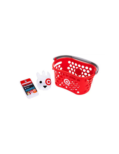 Mini Cesta de compras de juguete Target con accesorios