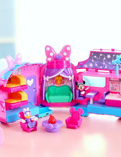 Glamcamper Minnie Mouse Bows-A-Glow con Luces y Sonidos