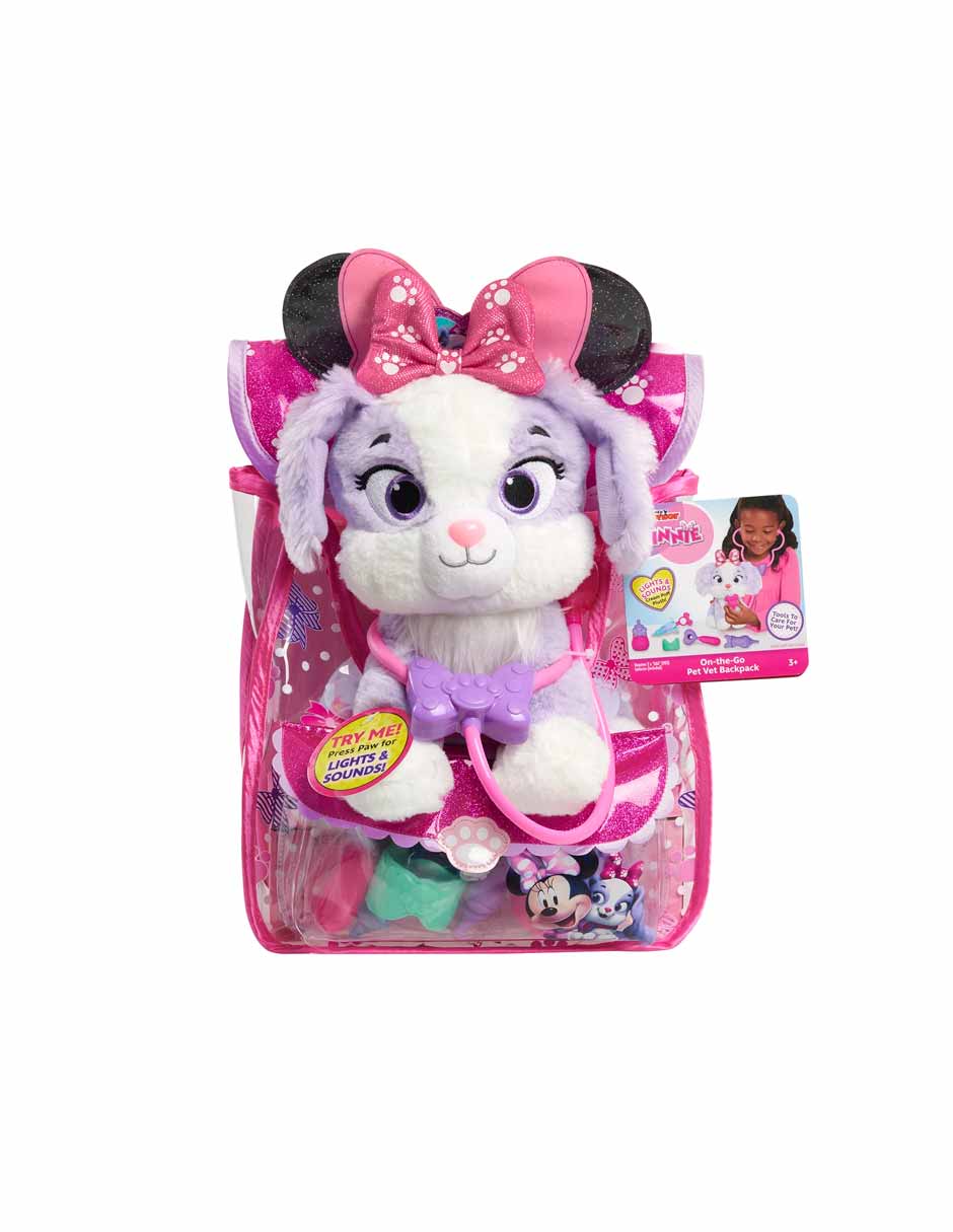 Disney Junior Minnie Mouse juego de mochila para veterinario