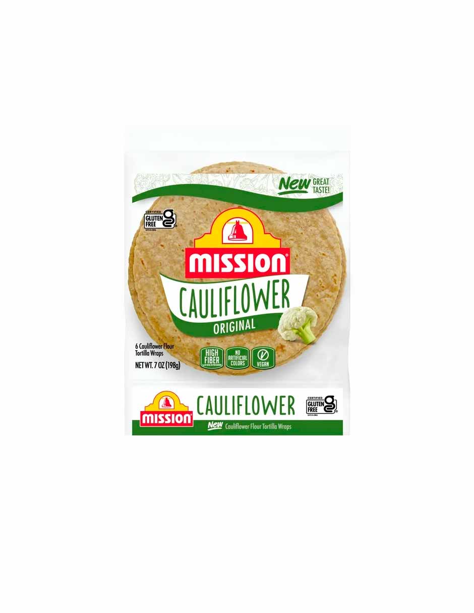 Tortillas Mission de coliflor 198gr