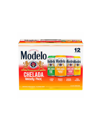 Modelo Chelada paquete variado 12 pack