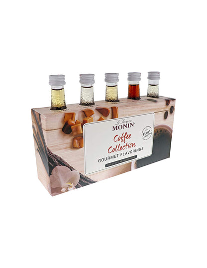 Monin Jarabes colección de café, 5 sabores de 50ml
