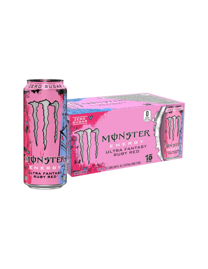 Bebida Energética Monster Ultra Fantasy PAck 15 latas de 473ml
