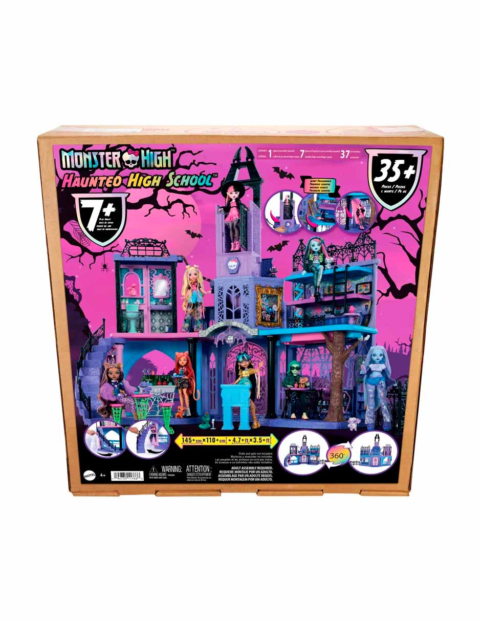 Monster High Set de juego escolar de 47 piezas