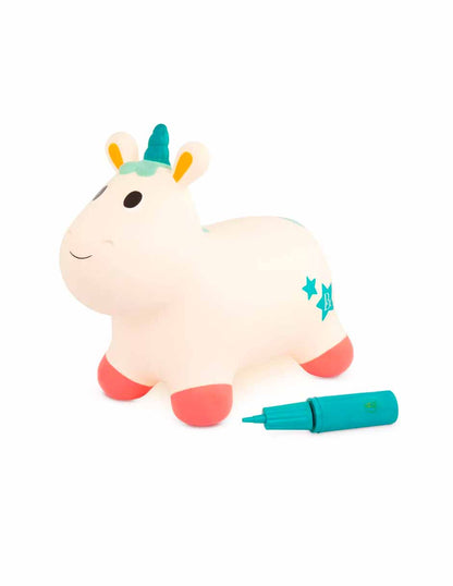 B. toys montable unicornio saltador para niños de 18 meses en adelante