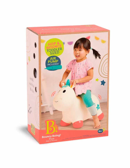 B. toys montable unicornio saltador para niños de 18 meses en adelante