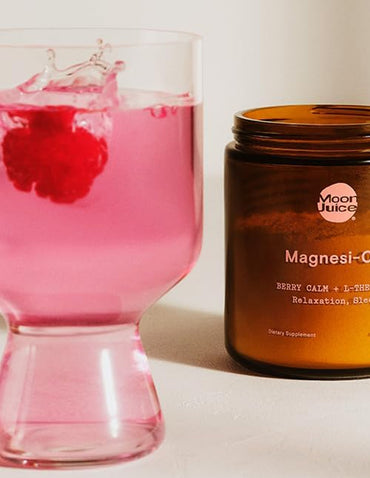 Suplemento de Magnesio en Polvo Moon Juice sabor berry 120gr