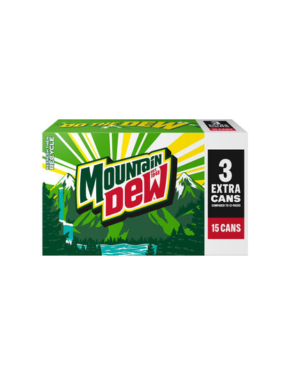 Refresco Mountain Dew latas 15 pack
