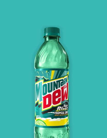 Mtn Dew Baja Blast paquete 6 botellas de 500ml