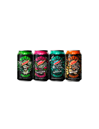 Hard MTN Dew Bebida de Malta de Variedad Clásica 12 Latas