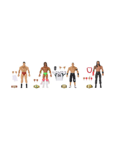 Set 4 figuras WWE Salón de la Fama 15 cm