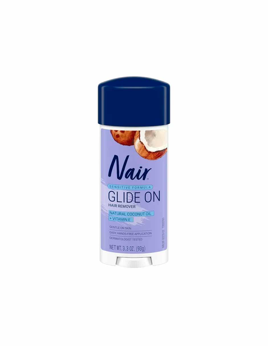 Nair Glide On crema depilatoria para brazos, piernas y bikini 93gr