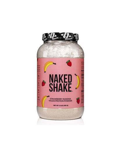 Proteína NAKED Shake Vegana Fresa Plátano con MCT 30 Porciones 930 g