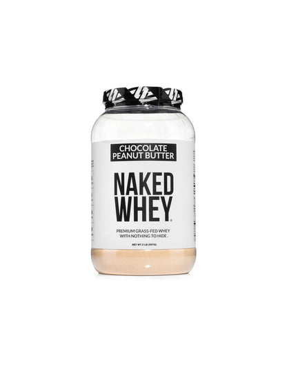 Proteína NAKED Suero Chocolate y mantequilla de Maní Grass Fed 25g, 907g
