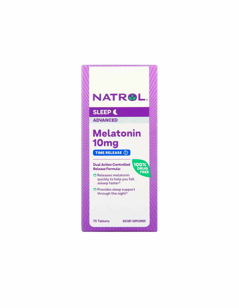 Natrol Melatonina avanzado 10 mg, 75 tabletas