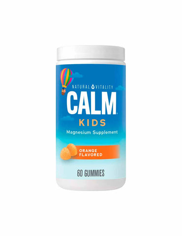 Natural Vitality Calm Gomitas veganas para niños cítricos 60 unidades